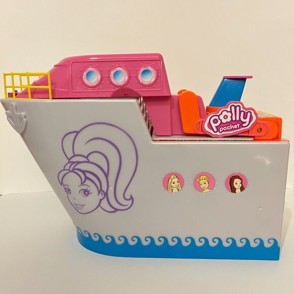 Polly Pocket! So Hip Cruise Ship Playset with 3 Dolls, Accessories and Box - Picture 11 of 16